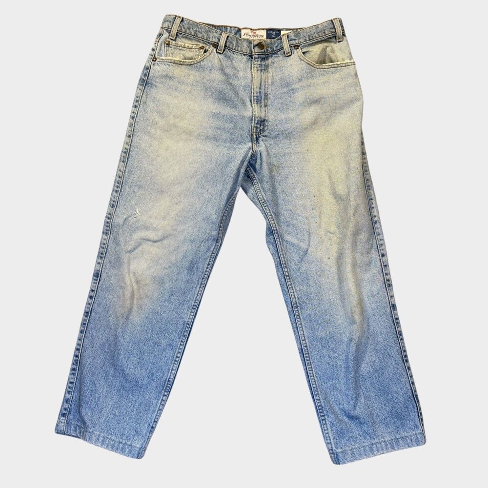 Vtg Levi’s Signature 540 Jeans Mens 36x30 Relaxed Fit Light Wash Denim 90s - Picture 2 of 15